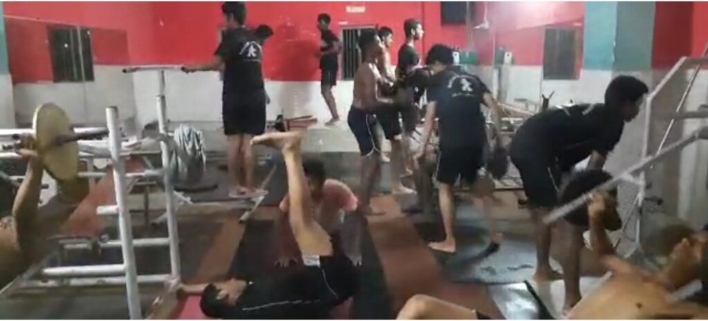 Gym at Manasa defence academy